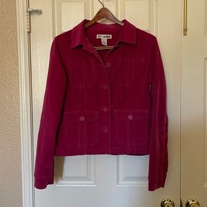 AC-3998 Corduroy Jacket - Raspberry